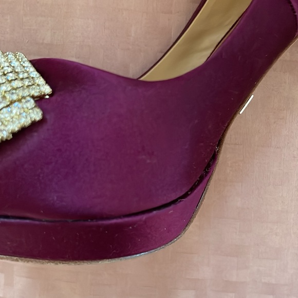 Badgley Mischka Julia Satin Heels - Picture 5 of 5